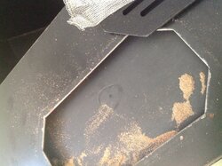 Sawdust leaking from Magnum Baby