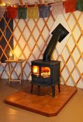 Looking for ideas for unconventional stove pipe application in yurt.