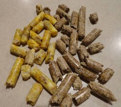 Corn pellets in my pellet bags?