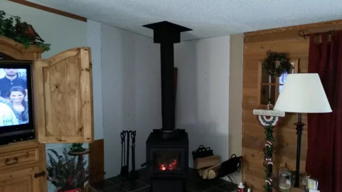 [Hearth.com] Manufactured Home Fireplace to Stove conversion