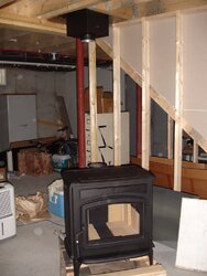 Insulating studs from stove/chimney?