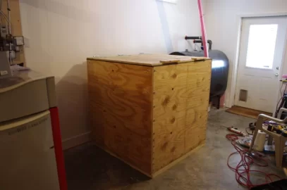 Built A Pellet Storage Box