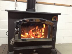 Moved stove - problems with coals now