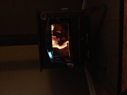 Moved stove - problems with coals now
