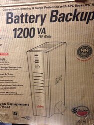 APC-UPS battery backup?