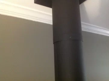 [Hearth.com] 30NC- Proper way to attach double wall pipe to stove outlet?