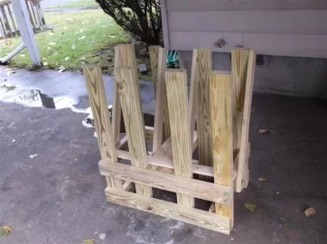 [Hearth.com] Jig to shorten log splits