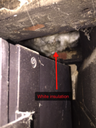 Is it safe to Roxul Insulation right atop insert?