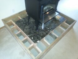 the hearth is coming together finally!