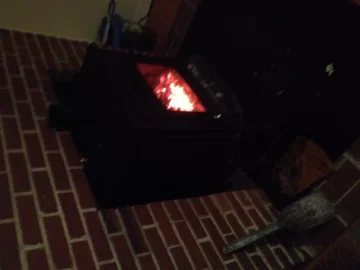 [Hearth.com] Freestander in fireplace questions??