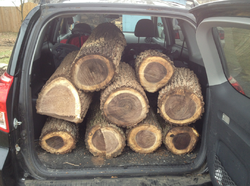 Taking wood from along the road, legal?