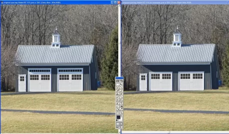 [Hearth.com] Barn doors - cosmetic question
