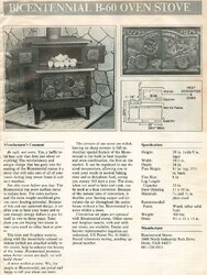 Can someone identify this stove? - YES, Bicentennial Stove