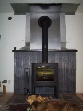 [Hearth.com] Finally burning wood! A long time coming...Scan Anderson 10- Questions about stove & flue temps