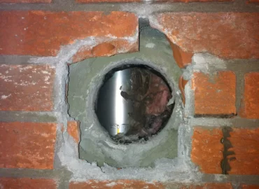 [Hearth.com] Wood stove installation in existing masonry with rigid liner.