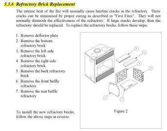[Hearth.com] Trouble replacing BIS Ultra rear refractory brick