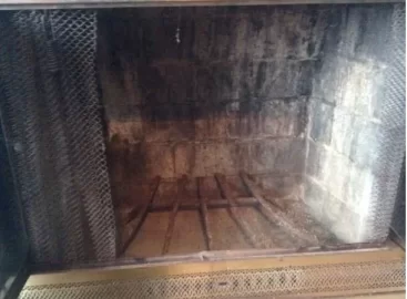 [Hearth.com] 1949, one brick thick, wobbly chimney