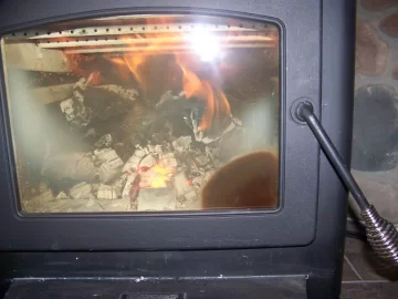 [Hearth.com] Dark brown in the corner?