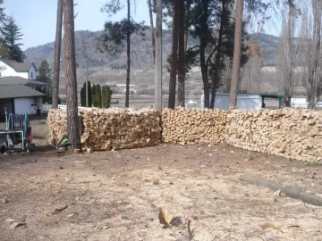[Hearth.com] Logging truck load delivered yesterday