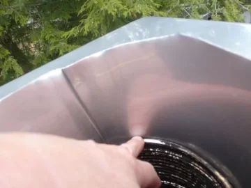 [Hearth.com] new chimney cap unseals the liner at the top