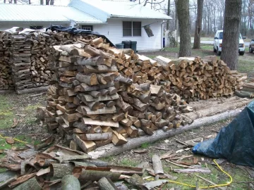 [Hearth.com] Got started splitting today...
