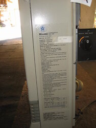 Rinnai 1001F Digital Propane Gas Monitor Heater 36,500 BTU