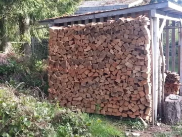 [Hearth.com] Got some fir logs to split....