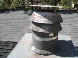 Factory Insulated Chimney Pipe on ZC Fireplace