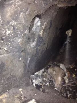 [Hearth.com] Basement flue with no bottom clean out?