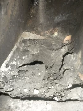 [Hearth.com] Basement flue with no bottom clean out?