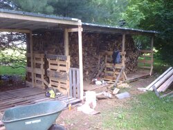 Wood Shed Build on the cheap