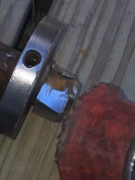 [Hearth.com] Pelpro Sticky and real rusty auger with dirty & torn auger bearings & frozen auger collar - fixed!