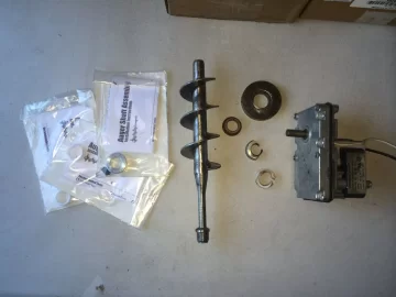 [Hearth.com] Pelpro Sticky and real rusty auger with dirty & torn auger bearings & frozen auger collar - fixed!