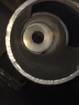 [Hearth.com] Pelpro Sticky and real rusty auger with dirty & torn auger bearings & frozen auger collar - fixed!