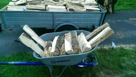 [Hearth.com] Wheelbarrow trick for newbs like me.