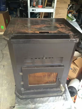 [Hearth.com] Pelpro Sticky and real rusty auger with dirty & torn auger bearings & frozen auger collar - fixed!