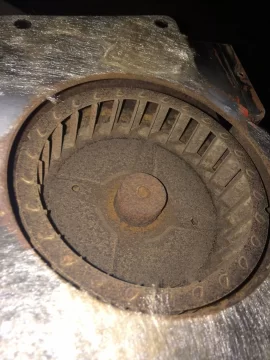 [Hearth.com] Pelpro Sticky and real rusty auger with dirty & torn auger bearings & frozen auger collar - fixed!