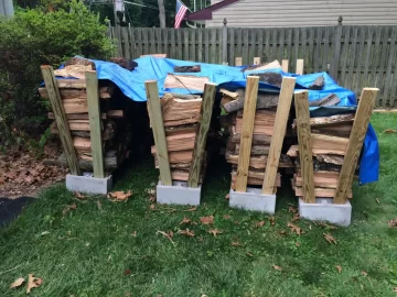 [Hearth.com] Stacked and covered, for now