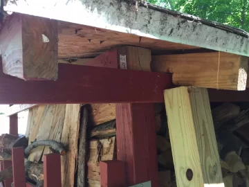 [Hearth.com] The wood fought back