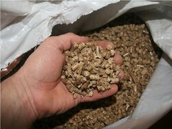 I went to get my switchgrass pellets today