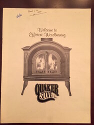 Quaker Stove full manual (in photos)