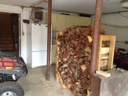 Wood storage over winter