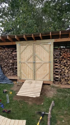 [Hearth.com] Filled the shed!