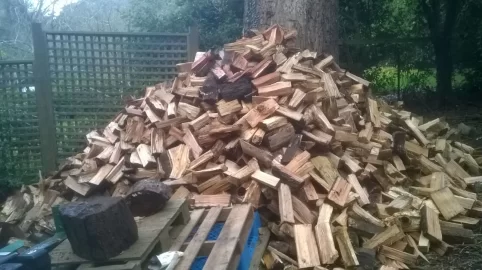 [Hearth.com] Split a bit of wood at the weekend....
