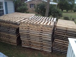 Free 8 foot oak pallets