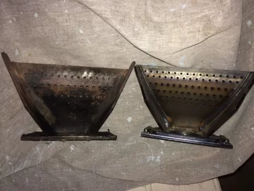 [Hearth.com] 1999 Harman Advance - Flame Lapping brick Backing creating Black Burn Spot!