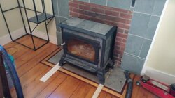 Sweep a Hearth Mount Stove