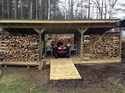 6x6 vs 4x4 for pole style woodshed?