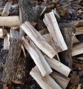 [Hearth.com] White oak and hickory