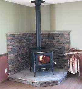 HEARTH DESIGN FOR WOOD, PELLET AND COAL STOVES